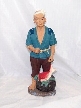 VTG-Wales Japan Figurine, Fisherman